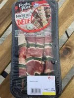 Mängden socker i Brochettes de bœuf