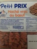 Mängden socker i Petit prix haché vrac boeuf