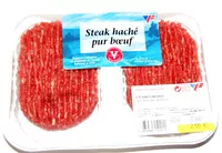 Mängden socker i Steak Haché Pur Bœuf 5% M.G.