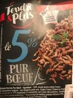 Mängden socker i Le 5% pur bœuf