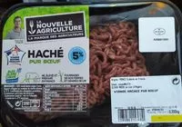 Mängden socker i Viande hachee pur bœuf