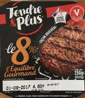 Mängden socker i Steak haché pur bœuf