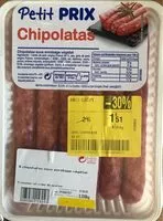 Mängden socker i Chipolatas