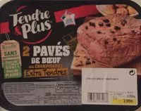 Mängden socker i Pavés de bœuf aux champignons Extra Tendres
