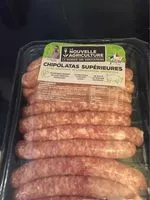 Mängden socker i Chipolatas superieures