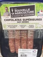 Mängden socker i Chipolatas superieures aux herbes