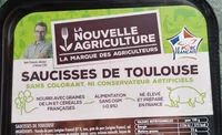 Mängden socker i Saucisses de Toulouse