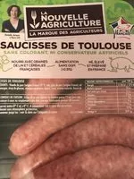Mängden socker i Saucisses de Toulouse
