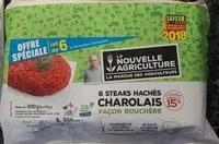 Mängden socker i Steaks hachés Charolais Façon bouchère
