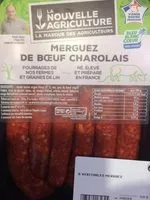 Mängden socker i Merguez de boeuf charolais