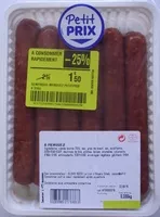 Mängden socker i 6 Merguez