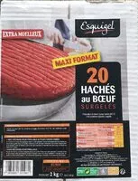 Mängden socker i Hachés au boeuf surgelés