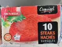 Mängden socker i Steaks hachés