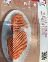 Mängden socker i 10 extra-tendres hachés 15% de matieres grasses