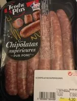 Mängden socker i Chipolatas superieures