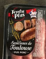 Mängden socker i Saucisses de Toulouse