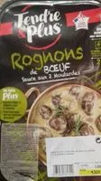 Mängden socker i Rognons de boeuf sauces 2 moutardes