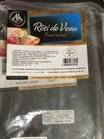 Mängden socker i Roti de veau fume au bois