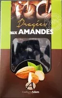 Mängden socker i Dragées aux amandes