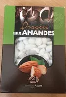 Mängden socker i Dragées aux Amandes
