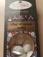 Mängden socker i Oeuf de cigogne praliné