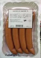 Mängden socker i Saucisse de Francfort (x 4)