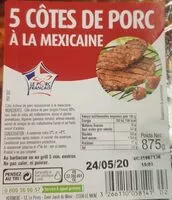 Mängden socker i Côtes de Porc mexicaine