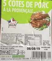 Mängden socker i Cotes de porc provencale