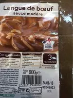Mängden socker i Langue de boeuf sauce madere