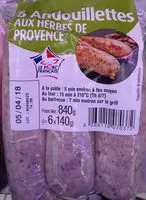 Mängden socker i 6 Andouillettes aux Herbes de Provence