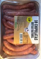 Mängden socker i 18 Chipolatas