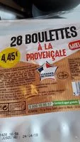 Mängden socker i Boulettes moelleuses à la provençale
