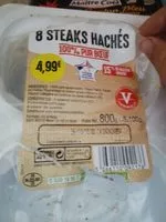 Mängden socker i Steak Haché Pur Bœuf 15%