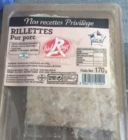 Mängden socker i Rilettes pur porc