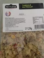 Mängden socker i Taboulé au poulet