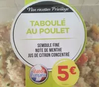 Mängden socker i Taboulé poulet traite en salaison