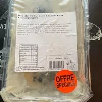 Mängden socker i Ris de veau