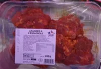 Mängden socker i Araignée à l'espagnole