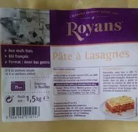 Mängden socker i Pâte à lasagnes