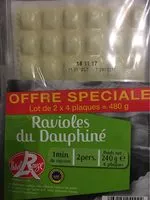 Mängden socker i Ravioles du dauphine