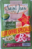 Mängden socker i Ravioles du dauphiné