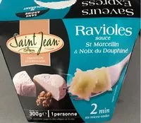 Mängden socker i Ravioles sauce St Marcellin & Noix du Dauphiné