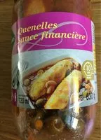 Mängden socker i Quenelles ssuce financieres