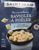 Mängden socker i Ravioles à poêler