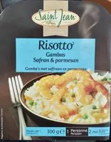Mängden socker i Risotto Crevettes, safran & parmesan