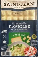 Mängden socker i label Rouge - Ravioles du Dauphiné -comté AOP