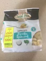 Mängden socker i Cappelletti Ricota Epinard