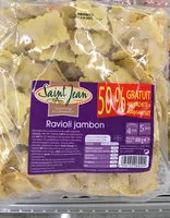 Mängden socker i Ravioli jambon (50% gratuit)