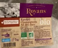 Mängden socker i Raviolis champignons ail des ours