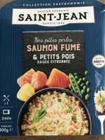 Mängden socker i Nos pâtes perles saumon fumé et petits pois sauce citronnée